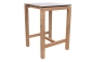 Preview: STERN® Bartischgestell THEO Old Teak für Tischplatte 80x80cm
