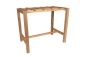 Preview: STERN® Bartischgestell THEO Old Teak für Tischplatte 130x80cm