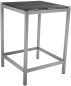 Preview: STERN® Stehtischgestell CLASSIC Edelstahl Vierkant 80x80cm