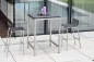 Preview: STERN® Stehtischgestell CLASSIC Edelstahl Vierkant 80x80cm