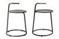 Preview: STERN® Beistelltisch EDI Aluminium mit Einlage Textilen