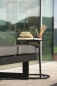 Preview: STERN® Beistelltisch EDI Aluminium mit Einlage Textilen