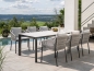 Preview: STERN® Dining Stapelsessel JELLA - anthrazit Stone mit Kissen in 6 Farben