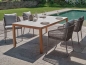 Preview: STERN® Dining Stapelsessel JELLA - warmgrau mit Kissen in 6 Farben