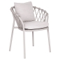 Preview: STERN® Sessel KLEA mit Sitz- und Rückenkissen