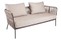 Preview: STERN® Sofa 2-Sitzer MARLA Kordel-Optik mit Kissen