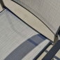 Preview: STERN® Stapelsessel JORIS Aluminium mit Textilenbezug