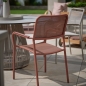 Preview: STERN® Stapelsessel JORIS Aluminium mit Textilenbezug