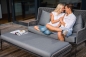 Preview: STERN® Bank GRETA Kordel-Optik mit Kissen