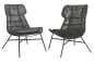 Preview: STERN® Relax Sessel GRETA Kordel-Optik mit Kissen