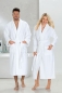Preview: Duo-Soft Bademantel TRIEST mit Schalkragen Gr. S-3XL