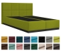 Preview: Boxspringbett MODENA 140x200 cm mit Holzsockel