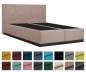 Preview: Boxspringbett MODENA 160x200 cm mit Holzsockel