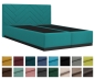 Preview: Boxspringbett MODENA 180x200 cm mit Holzsockel