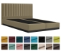 Preview: Boxspringbett PALERMO 180x200 cm mit Holzsockel