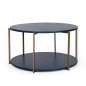 Preview: CASSALLO® Beistelltisch GEO H44 Ø60-Ø100cm