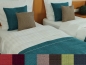 Preview: Kissenhülle DALLAS 470g 40x40cm 50x50cm 7 Farben mit Reißverschluss