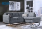 Preview: ROVALLO® Eck-Schlafsofa NOBILIS mit Spitzecke und Anbauelement