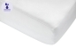 Preview: Jersey Hygiene Spannbetttuch 100% BW Unterseite PU beschichtet