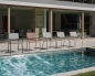 Preview: STERN® Stapelsessel JORIS Aluminium mit Textilenbezug