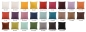 Preview: Kissenhülle DALLAS 470g 40x40cm 50x50cm 25 Farben mit Reißverschluss