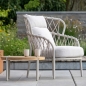 Preview: STERN® Pfauen Sessel KLEA mit Sitz- und Rückenkissen