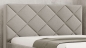 Preview: Boxspringbett MODENA 30 mit CARO Kopfteil