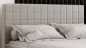 Preview: Boxspringbett MODENA 30 mit QUADRO Kopfteil