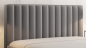 Preview: Boxspringbett MODENA 30 mit STRIPES Kopfteil