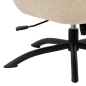 Preview: Drehsessel PORTOBELLO mit Hocker & Liegefunktion Stoff Skyland