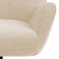 Preview: Drehsessel PORTOBELLO mit Hocker & Liegefunktion Stoff Skyland