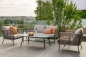 Preview: STERN® Lounge Sessel MARLA Kordel-Optik mit Kissen