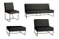 Preview: STERN® Loungeserie MIA Edelstahl schwarz matt