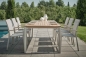 Preview: STERN® Stapelsessel NEW LEVANTO mit Teakarmlehnen