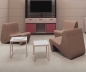 Preview: Beistelltisch OFFA M 42 x 42 cm melaminbeschichtet