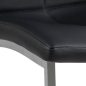 Preview: Kunstleder Stuhl ASTI chrom, VE4