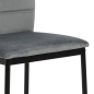 Preview: Polsterstuhl SORA mit Stoff Dublin, VE4