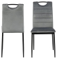 Preview: Polsterstuhl SORA mit Stoff Dublin, VE4