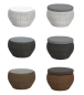 Preview: STERN® Hocker ANNY mit Glasplatte und Kissen Ø 54 cm