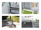Preview: STERN® Terrassenstuhl OSKAR Stapelsessel mit Armlehne