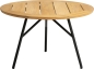 Preview: STERN® Beistelltisch FRIDA Aluminium Teak, Ø55 oder Ø65cm