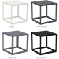 Preview: STERN® Beistelltisch ROBIN 40x40cm 4 Farben