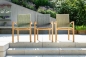Preview: STERN® Dining Sessel LEAH Teak mit Kordel oder Textilen