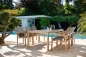 Preview: STERN® Dining Sessel LEAH Teak mit Kordel oder Textilen