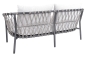 Preview: STERN® Lounge Sofa 2-Sitzer KLEA mit Sitz- und Rückenkissen