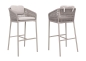 Preview: STERN® Barhocker JELLA Kordel-Optik mit Kissen