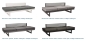 Preview: STERN® NEW HOLLY Lounge Liege mit Auflage