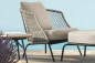 Preview: STERN® Lounge Sessel ODEA in Kordel-Optik mit Kissen
