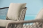 Preview: STERN® Lounge Sessel ODEA in Kordel-Optik mit Kissen