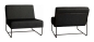 Preview: STERN® Loungeserie MIA Edelstahl schwarz matt